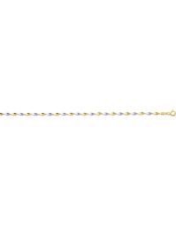 bijoux or-collier or bicolore  592.2G
