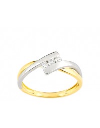 Bague bicolore or christian bernard PZ034XB4
