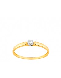 Christian bernard bague or et diamant QM081XB4