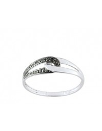 Bague en or blanc