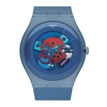 Montre Swatch Lacquered Blue Grey SUON102
